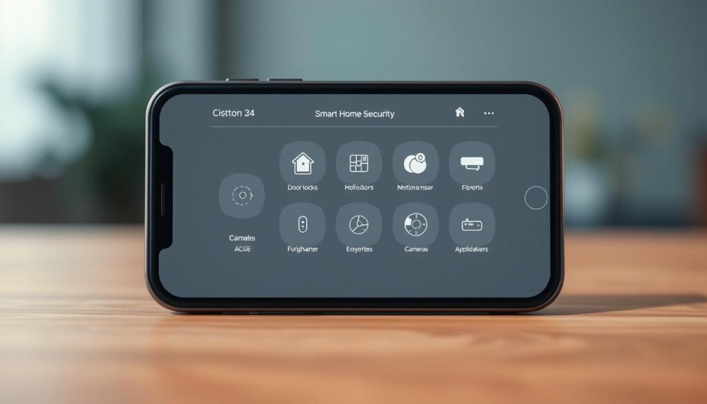 moderne Sicherheitssysteme App-Steuerung